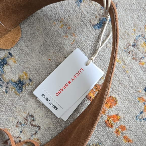 Lucky Brand Brown Suede Fringe Hobo Bag NWT - Picture 10 of 13